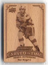 2023-24 Upper Deck Engrained HENRIK ZETTERBERG Red Wings #CT-21 Carved in Time