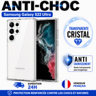 Coque Samsung Galaxy S22 ULTRA Transparente Antichoc Silicone TPU Antidérapante