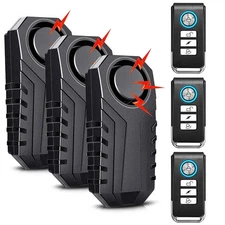 3 Set Wireless Remote Control Anti Lost Alarm System E-bike Scooter Bicycle Safe