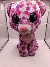 Glamour The Pink Leopard Large Ty Beanie