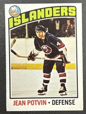 1976-77 O-Pee-Chee OPC Hockey - #93 Jean Potvin - New York Islanders