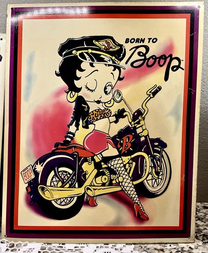 Betty Boop Vintage Signs Retro Cartoon 90's 2000's Tin Pin Up Nostalgia Lot Of 2 - Picture 3 of 5