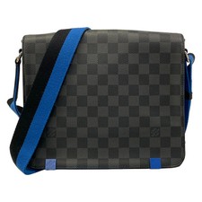 LOUIS VUITTON District PM NM N42420 Damier Graphite Canvas GI4157 Shoulder Bag