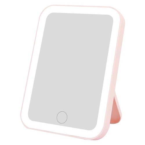 3 Farben LED Kosmetikspiegel mit Touchscreen USB Wiederaufladbar Dimmbar Make-up Mir - Bild 4 von 12