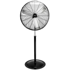 Vie Air 30 Inch Industrial Heavy Duty Pedestal Oscillating Metal Stand Fan