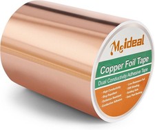 Copper Foil Tape 6" X 118" with Dual Conductive Adhesive Copper Tape for