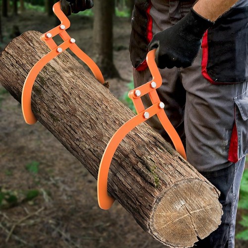 1 Piece 20Inch Log Tongs Dragging & Carrying Tool Non-Slip Grip Loading9661 - Picture 2 of 7