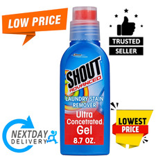 Shout Advanced Stain Remover Gel Clothes Laundry Ultra Concentrated Gel 8.7oz