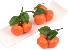 Fake Mini Tangerine Orange Artificial Fruit Simulation Fake Lifelike for Home Pa