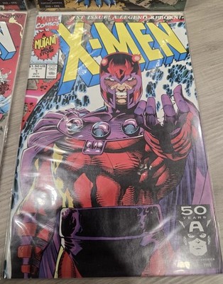 X-Men #1 NM Marvel 1991 Set Of 4 Jim Lee Connecting Covers A B C D High Grade