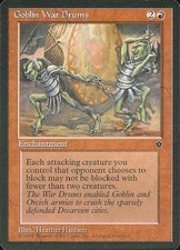 Goblin War Drums (2) - Light Play MTG Fallen Empires