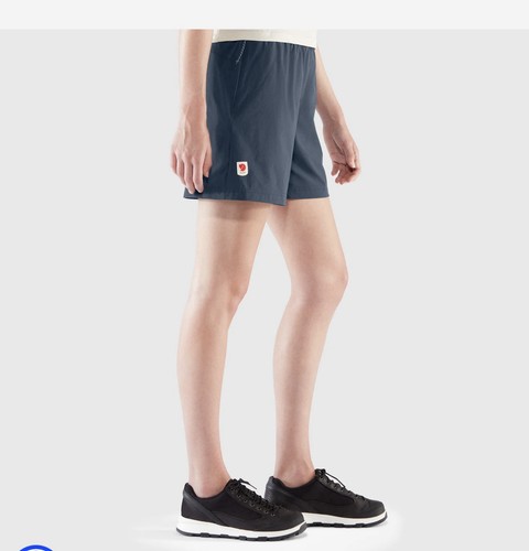 Fjallraven Outdoors High Coast Relaxed Shorts Womens 46 EU 35/36 US Navy Blue - Picture 4 of 10