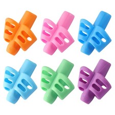6 Pack Pencil Grips for Kids Handwriting Grippers, Writing Aid
