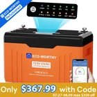 ECO-WORTHY 4019Wh 12V 314AH LiFePO4 Lithium Battery With SOC Display