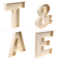 Befüllbare Holzbuchstaben, Alphabet Schriftz...