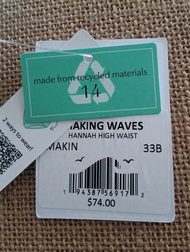 $168 Sunsets Tankini Top Large Bottom 14 Set Making Waves - Picture 6 of 6