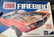 Mpc 1569 1969 Pontiac Firebird Annual Vintage Model Kit 125 Mcm