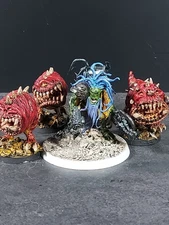 Painted Models For Tabletop Wargames: Zodgrod Wortsnagga + Gnaws