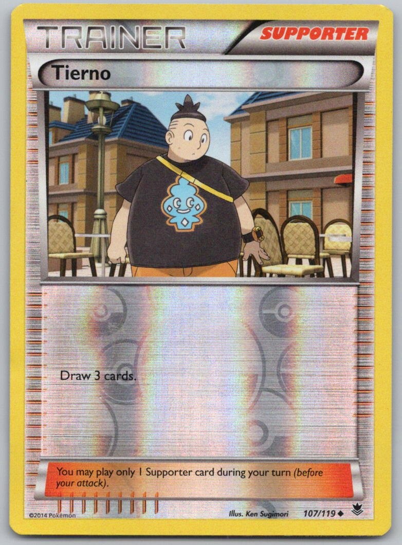 Tierno 107/119 MP Reverse Holo Phantom Forces PHF