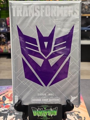 TRANSFORMERS #1 SOUND CHIP EDITION NM IMAGE 2025 DECEPTICON