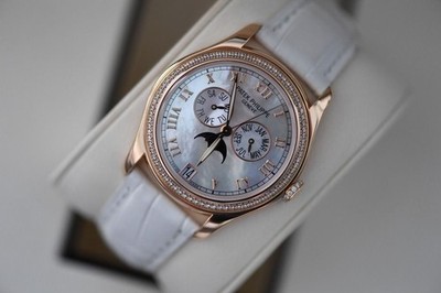 Patek Philippe 4936R Complications Ladies Annual Calendar Moonphase RG Diamond.