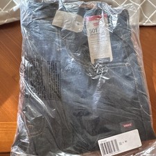 Levis Mens 501 Series Original Fit Dark Wash ...