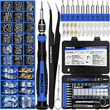 Eyeglass Sunglass Repair Kit, Magnetic Eye Glasses Repairing Tool Kit with Assor