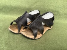 Trippen Sandale Gr.36 Schwarz Leder
