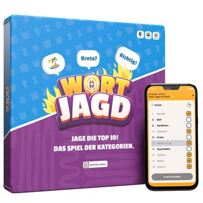 DYNAMITE GAMES  - Wortjagd - Jage die Top 10! Das Spiel der Kategorien. | GmbH