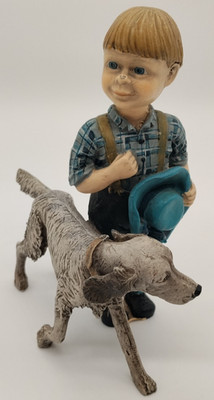 Candy Design Figur Junge mit seinem Hund
