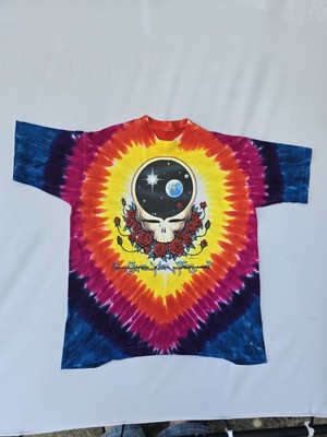 Vintage Grateful Dead Space Your Face T Shirt Liquid Blue 1992 XL