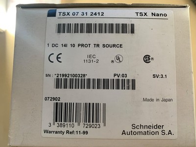 Schneider / Telemecanique TSX NANO Typ: TSX 07 31 2412  Neu / New