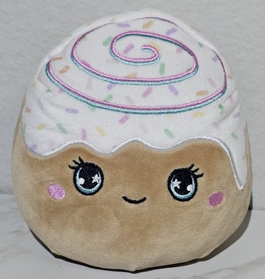 Squishmallow 5'' Rease Cinnamon Bun Roll Mystery Squad Scented Plush Rainbow Spri