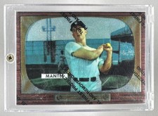 Mickey Mantle 1996 Topps #5 Commemorative Reprints Finest With Coating