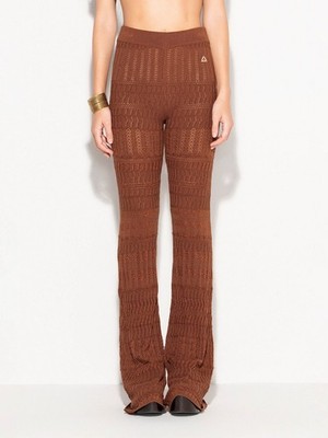Akep Hose mit geradem Bein unifarben