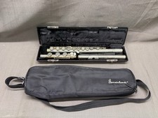 Gemeinhardt 3SHB Open Hole Flute Solid Silver Headjoint with Case  Bag
