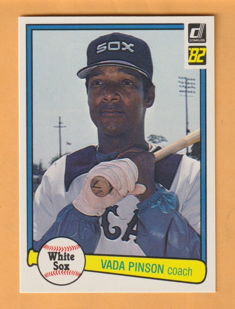 Vada Pinson Chicago White Sox 1982 Donruss #445
