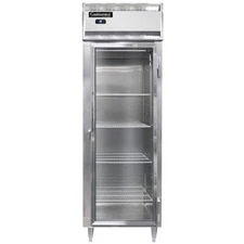 New Continental D1RSNSSGD 26" Glass Door Reach-in Shallow Depth Cooler Refrigera