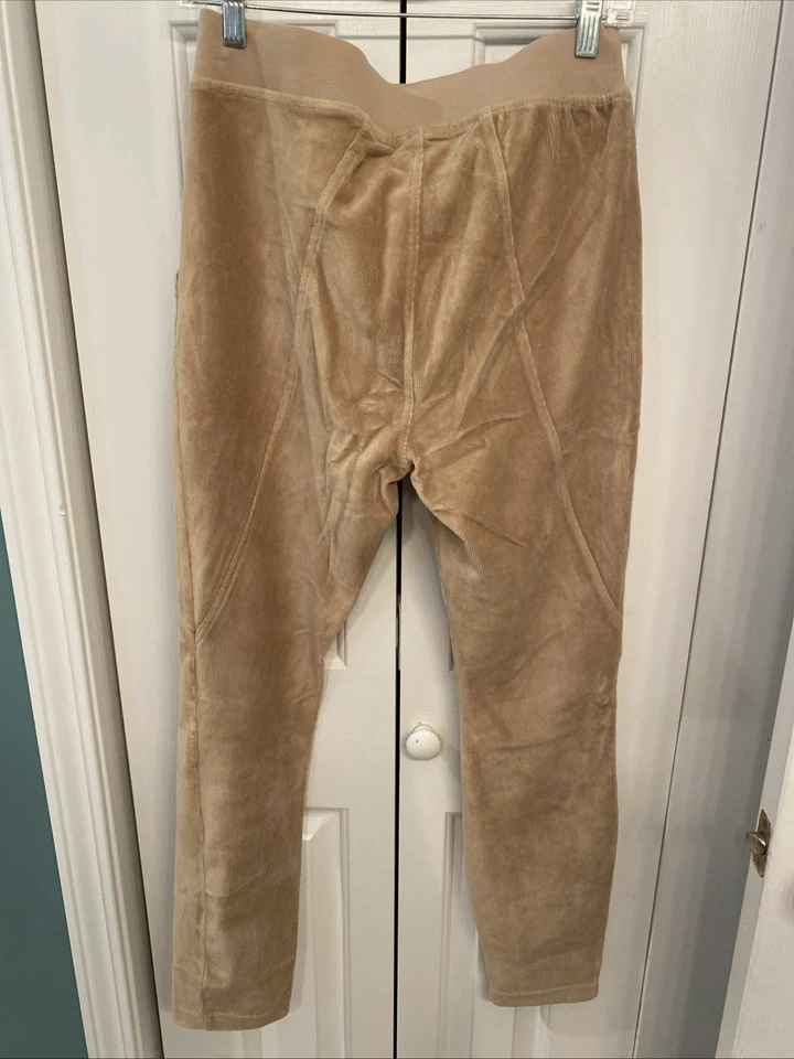 Pantalones ajustados de pana acanalados tostados medianos XCVI para mujer - suaves cómodos Foto 4 de 4