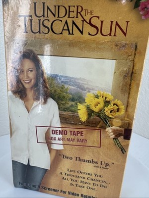 Diane Lane Under The Tuscan Sun Demo Tape Box Art Mayberry Two Thumbs Up Vhs