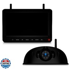 Fookoo HD 1080P 7" Wireless RV Backup Camera System for Furrion Pre-Wired RV