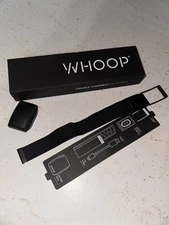 Whoop Strap 3.0 Activity Monitor Tracker Band w/ Black Strap and Charger WS30