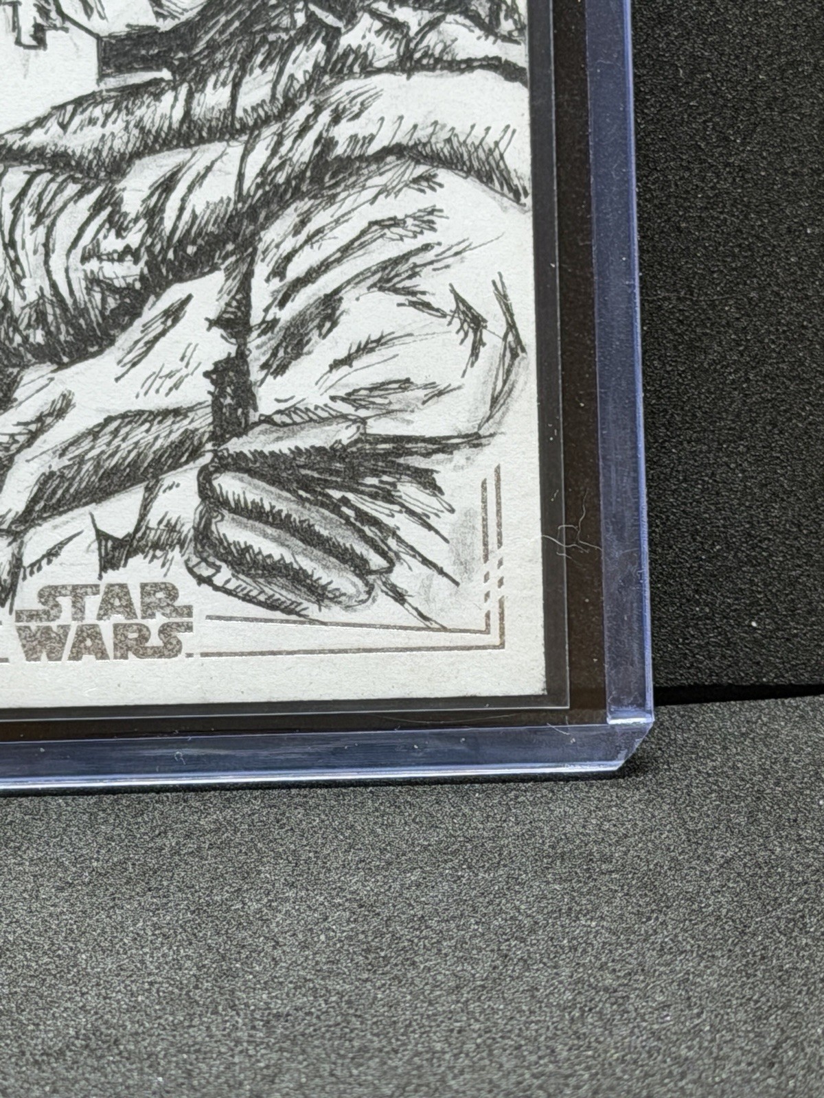 2026 Topps Star Wars Galaxy 1/1 Sidon Ithano Sketch Card Ryan Olsen Auto view 4