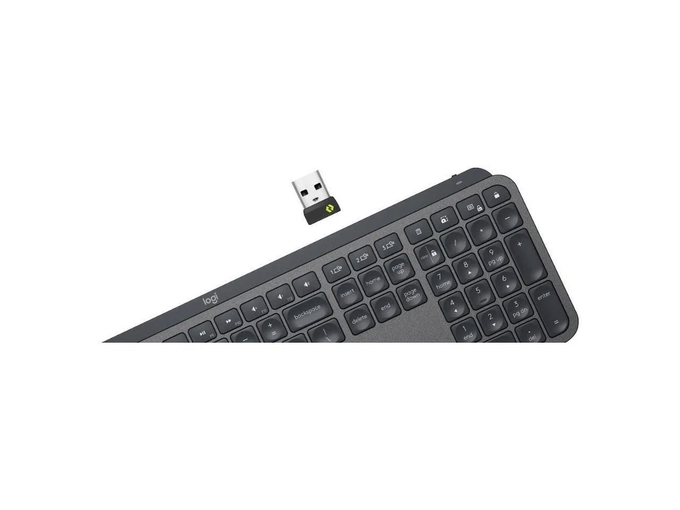 Logitech MX Keys Advanced Wireless Illuminated Keyboard, Tactile Responsive - Image 3 of 4