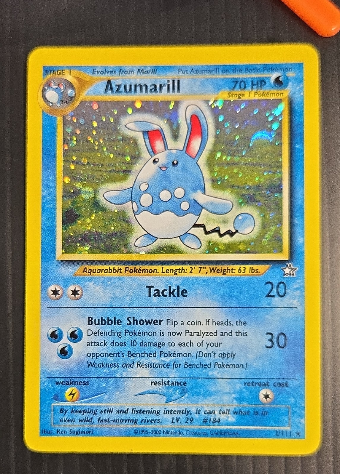 Azumarill 2/111 Neo Genesis Holo