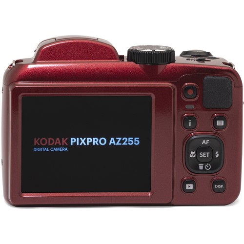 Kodak PIXPRO AZ255 Digital Camera (Red) +Extra Battery +Tripod +Case -128GB Kit - Zdjęcie 3 z 7