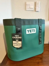 YETI Camino 35 Carryall Tote — Black Forest Green Seasonal Color New With Tage!
