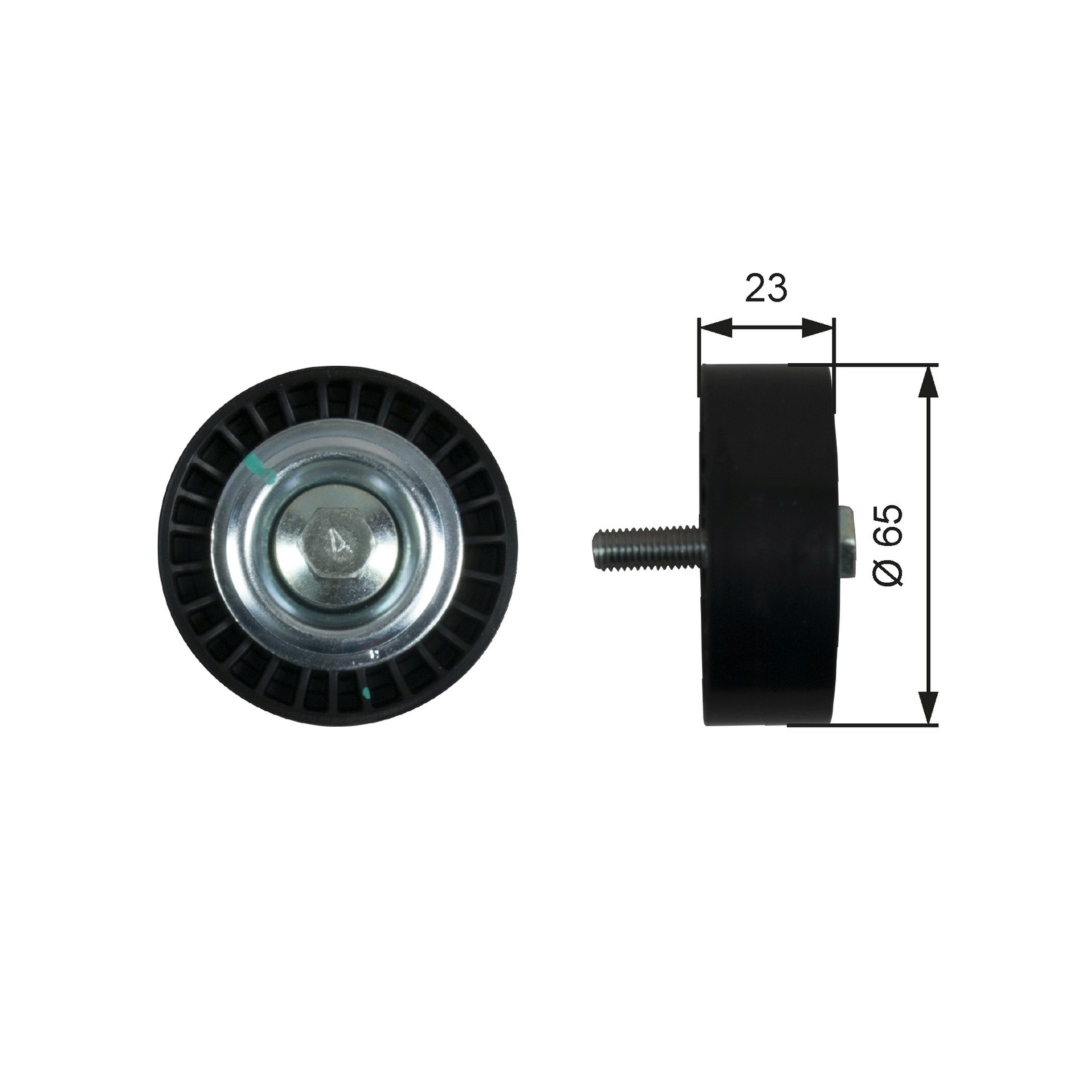GATES-OE T36622 Deflection/Guide Pulley, V-ribbed belt for ALFA ROMEO,CHRYSLER,F