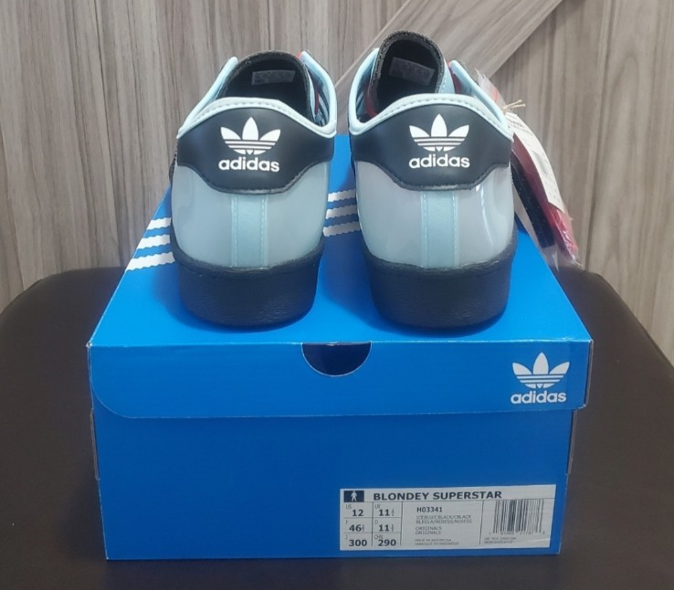 blondey adidas superstar blue
