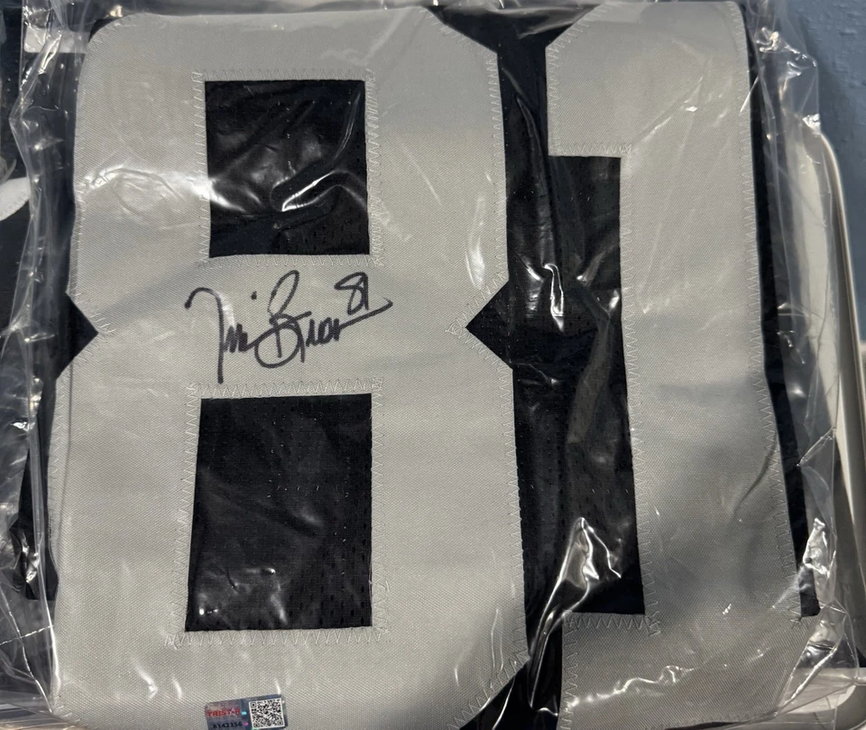 Camiseta deportiva autografiada Tristar Tim Brown con certificado de autenticidad Foto 2 de 2